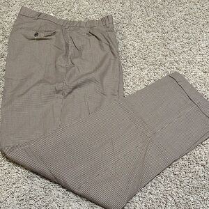 Polo Ralph Lauren Men's Brown Checkered Pants - Dress Pants